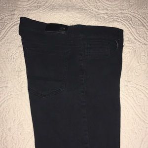 Men’s skinny pants. Faded black.